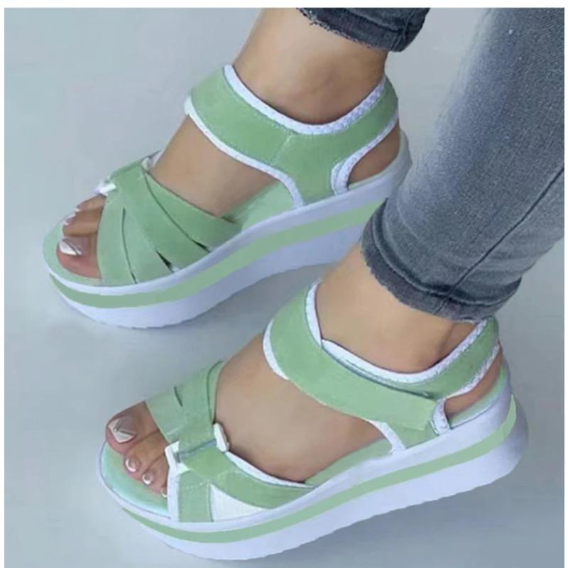 Summer Sandals Shoes Women Outdoor Walking Party Shoe Wedge Sandals Beach Footwear Sandal
