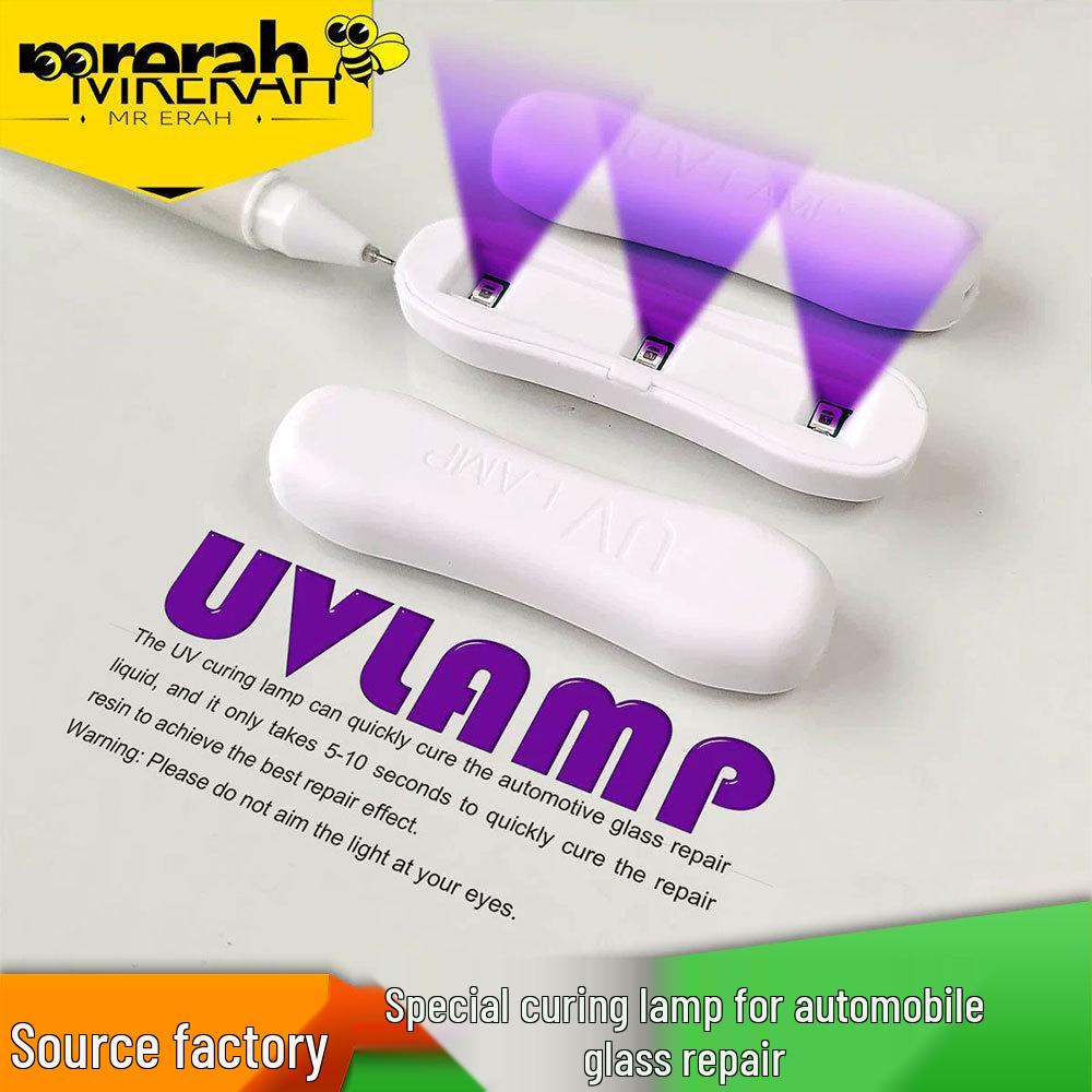 Car Windshield Repair Tool Set with Glass Repair Fluid