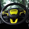 Interiör rattdekorpanel för Dodge Charger/Challenger 15+ Gul