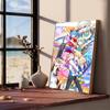 Anime P-project S-sekai Movie Sticky Posters Retro Kraft Paper Sticker DIY Room Bar Cafe Aesthetic Art Wall Painting