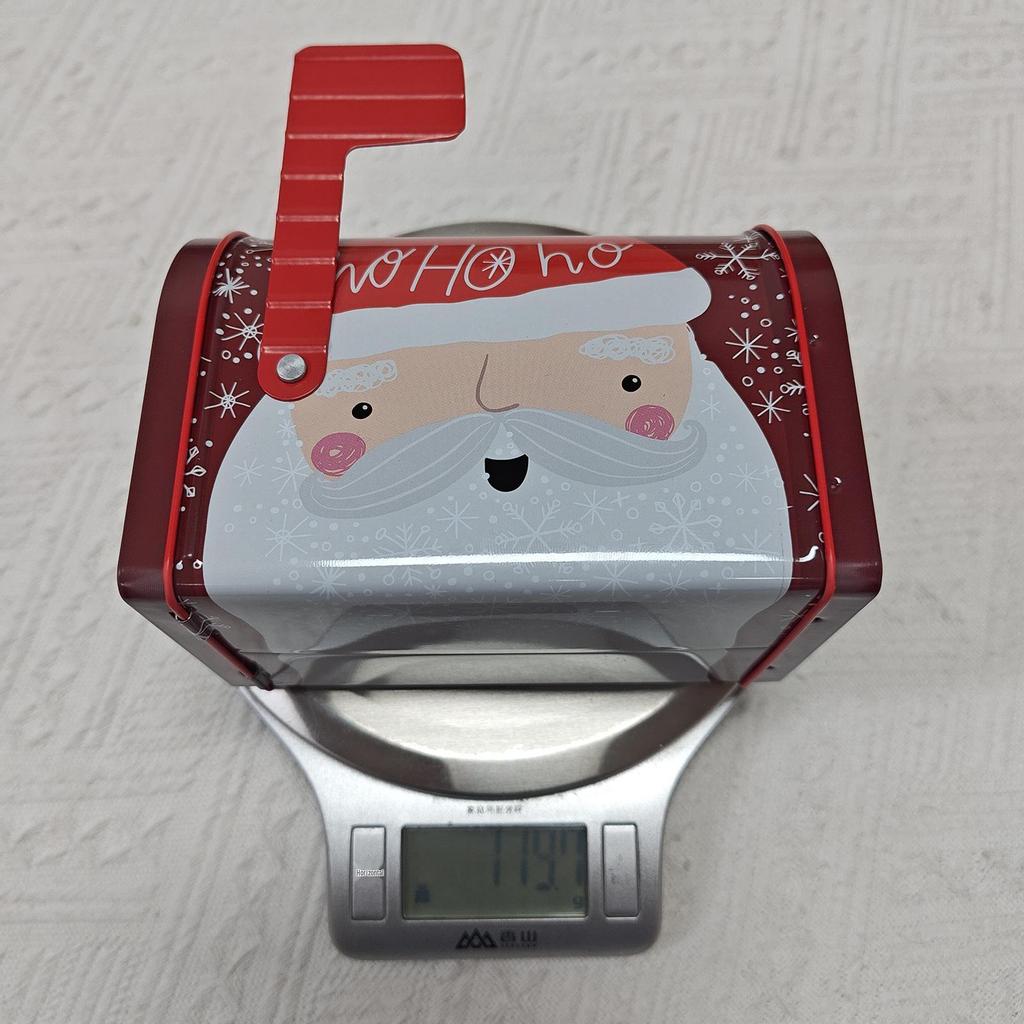 Haobei Weihnachtsbriefkasten Blech Geschenk- und Süßigkeitenbox Ornamente