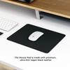 HumanCentric Svart Lær Musematte Premium Vegansk Lær Skrivebordsmatte Musematte for Hjemme- eller Kontorskrivebordbeskytter for Datamus Liten Mus