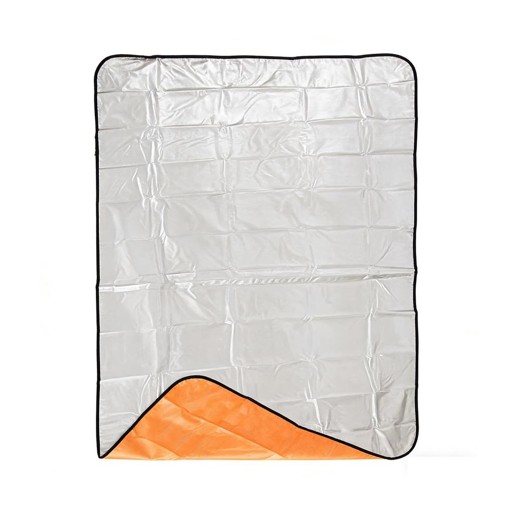CHENLONB Survival Aluminum for Emergency Cold Disaster Earthquake Preparedness Blanket, Sheet, 4-Layer, Warm, Quiet, Lightweight, Portable, Hiking,