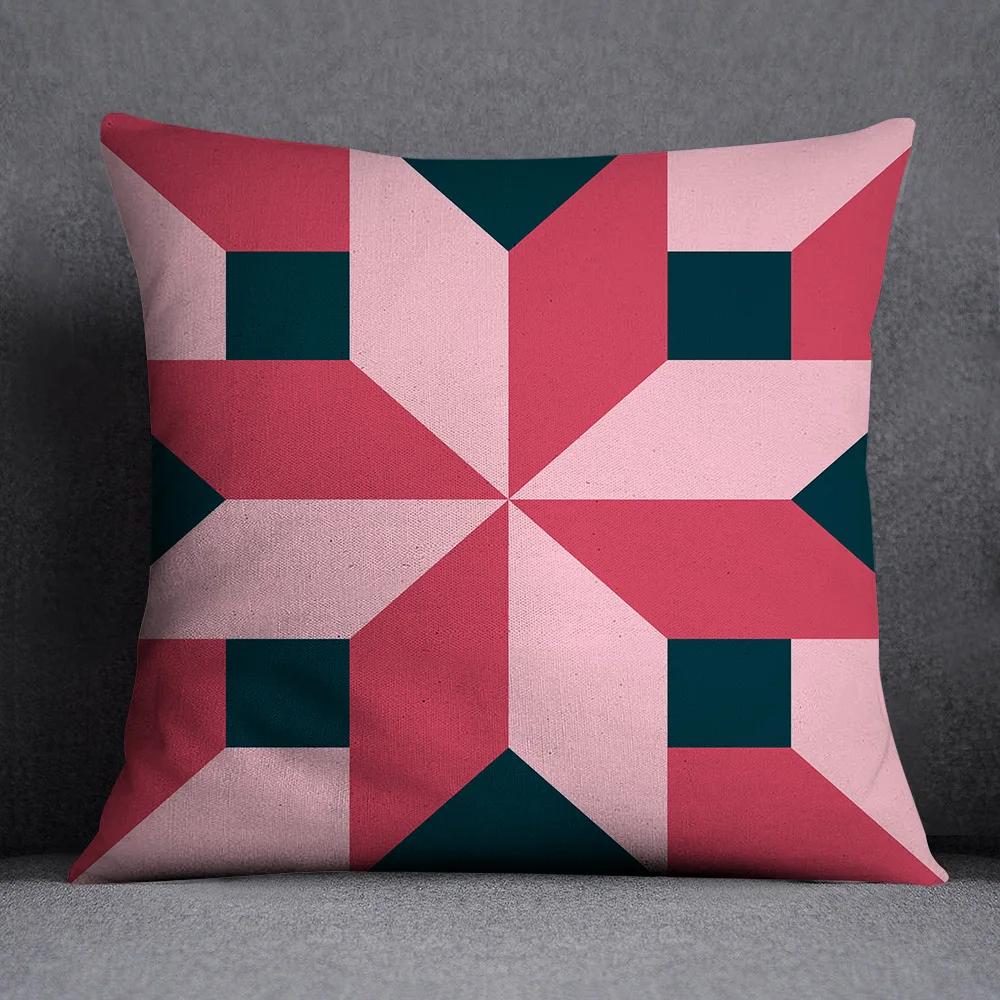 Wohnkultur Geometrische Design Kissenbezug Schlafzimmer Wohnzimmer Minimalistischen Büro Auto Innen