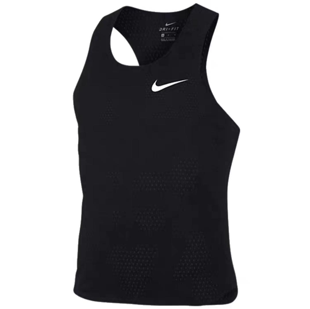 Nike Tank Tops Men s Black Crew Neck Moderate Straight Fit AQ5248-010 S