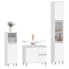 VidaXL Ensemble de meubles salle de bain 3 pcs blanc bois d'ingénierie 3190213