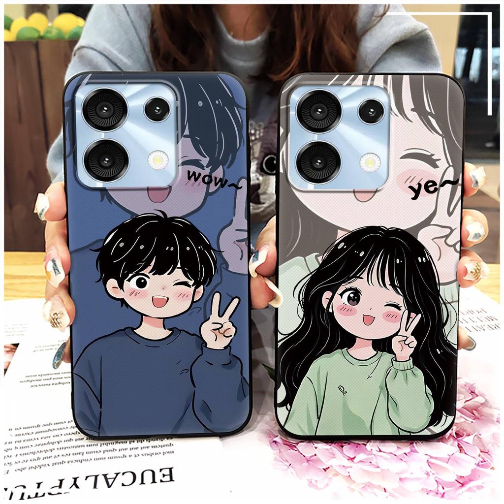 Trwałe Urocze Etui na Telefon Dla UMIDIGI G9 5G/G9C/G9T/G9A/Note90/90C/90A TPU Graffiti Ochronny Tylny Pokrowiec Wodoodporny