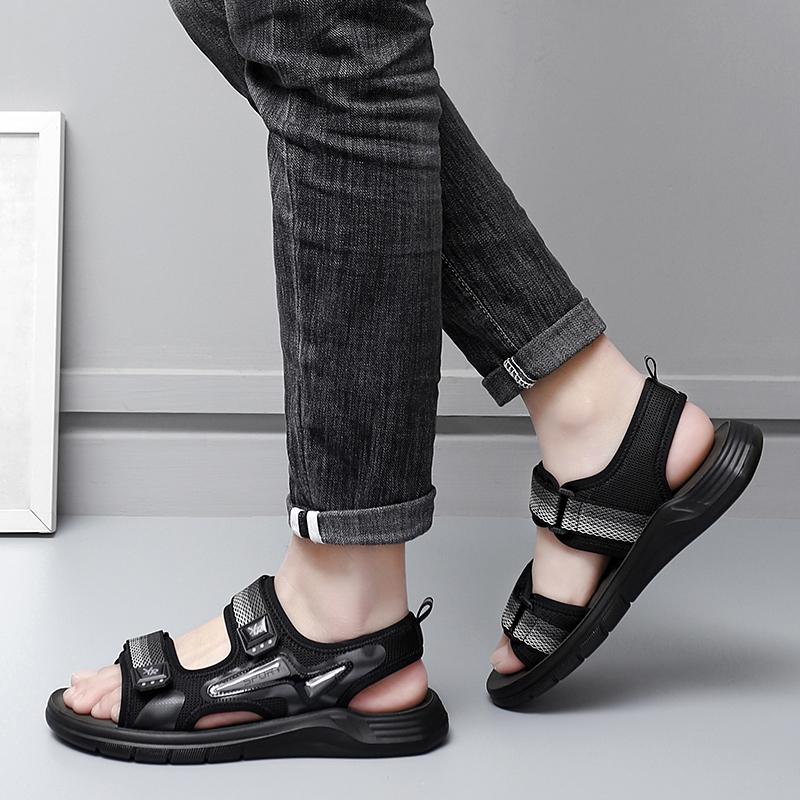 Sandals Men Fashion Breathable Summer Shoes Man Outdoor Men Sandals Slip On Antiskid Beach Sandals Shoes Collision Avoidance
