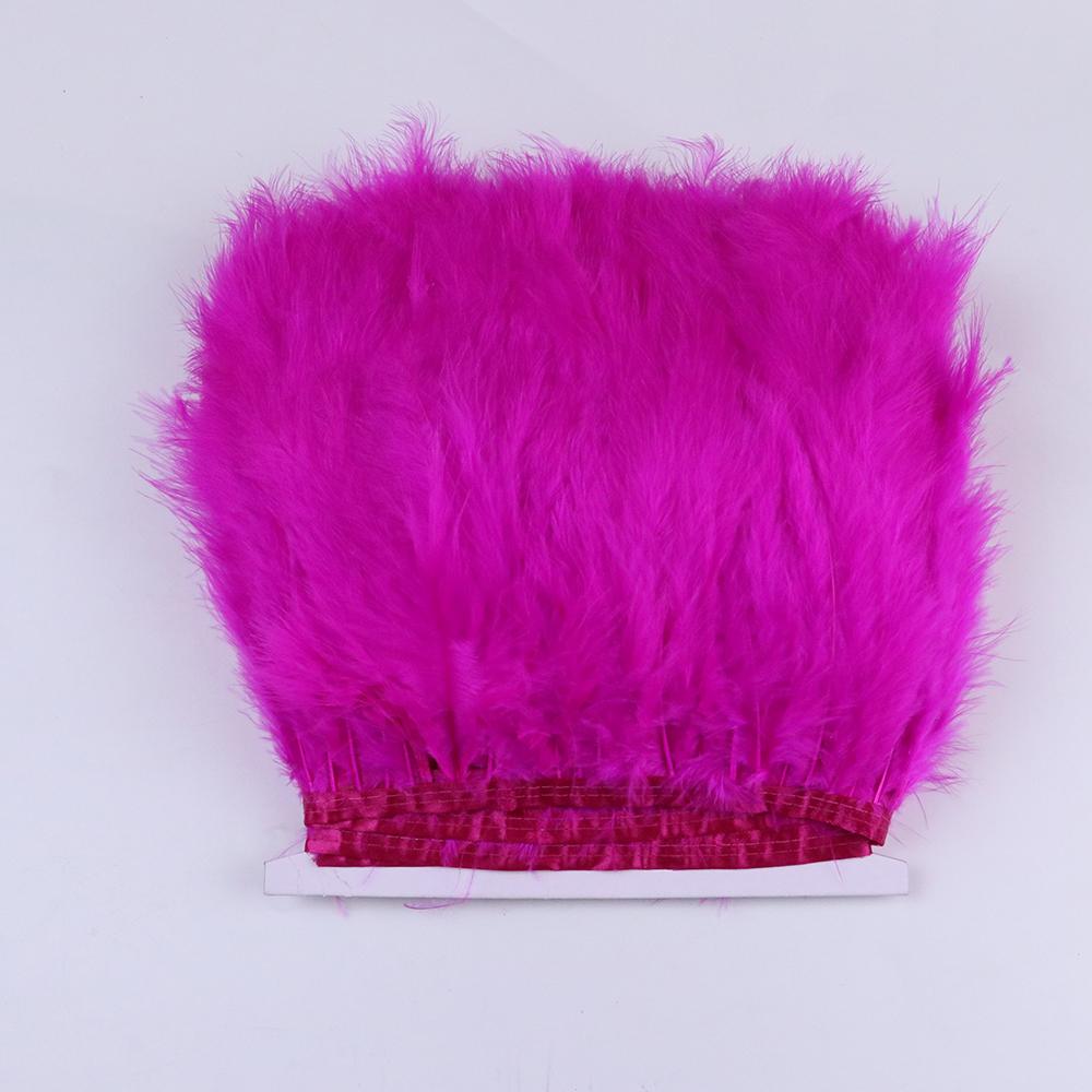 2 5 10 Meter Color Turkey Marabou Feathers Trim 4-6Inch Plumes Fringe For Sewing Crafts Wedding Party Dress Decoration