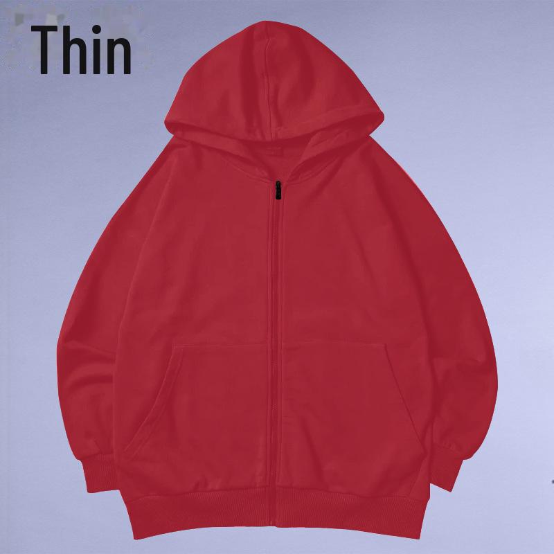 Herren Dickes Samt Kapuzensweatshirt für Sport - Warme, locker sitzende, langärmelige Jacke für Frühling, Herbst & Winter.