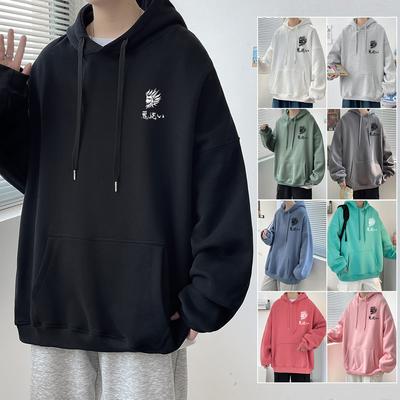 Yeni Hoodie marka Giyim Rahat Kapşonlu Erkek Moda Tişörtü Polar Büyük Boy Gevşek Streetweed