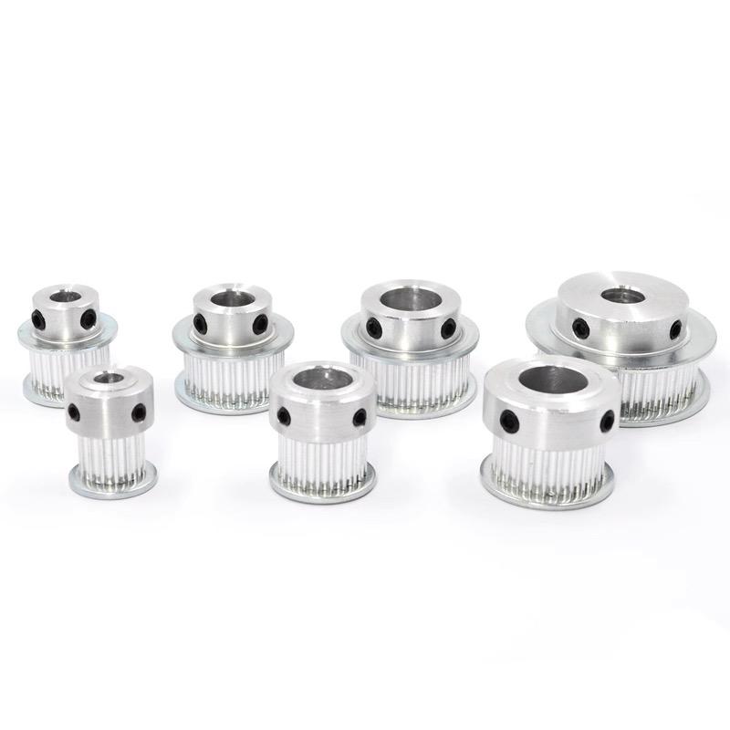 Synchronous belt pulley aluminum alloy synchronous wheel BF boss
