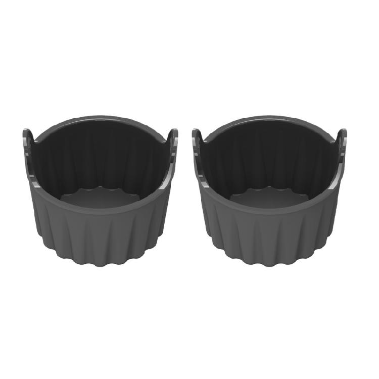 Pack of 2 Silicone Ramekins Air Fryers Kitchen Tool Eggs Cooker Poachers