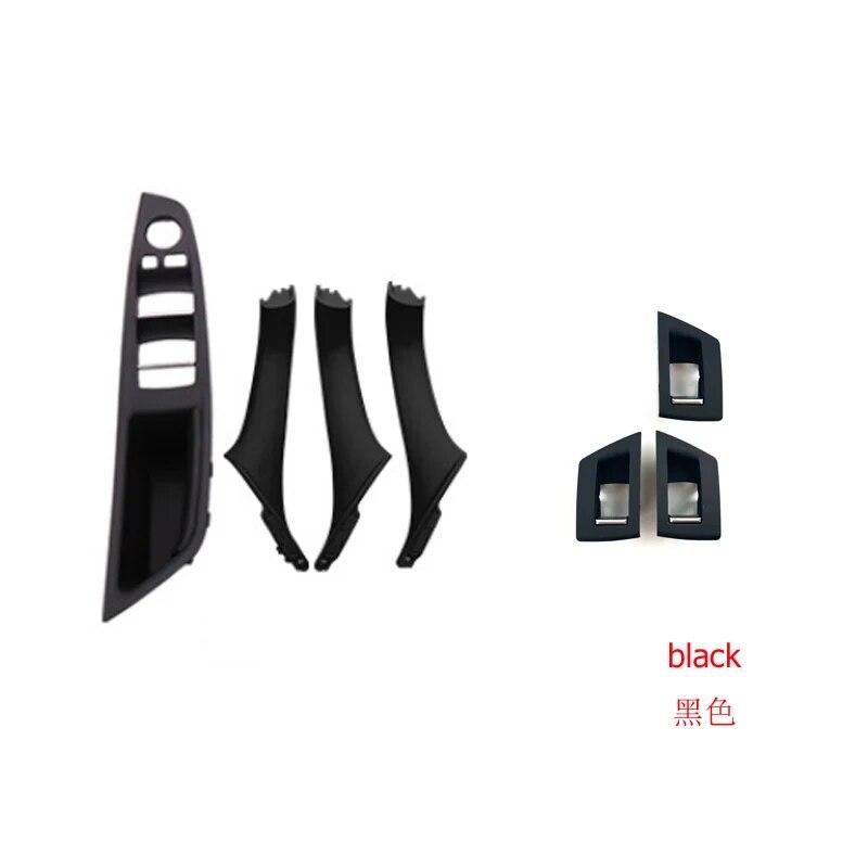 Left Hand Drive LHD For BMW 5 Series F10 F11 Gray Beige Black Car Interior Inner Door Handle Panel Pull Trim Cover