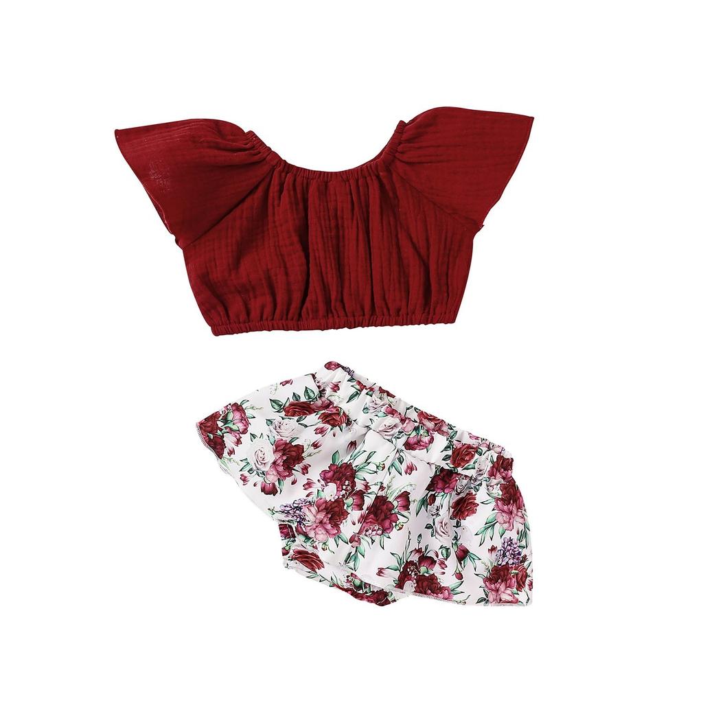 Neugeborenen Baby Mädchen Sommer Baumwolle Leinen Schleife Floral Strampler Kleid Body