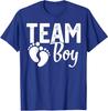 Gender Reveal Team Boy Blue T-Shirt