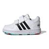 adidas Neo Hoops 2.0 Comfortable Versatile Durable Low-Top Walking Shoes Baby Shoes White Black H01551