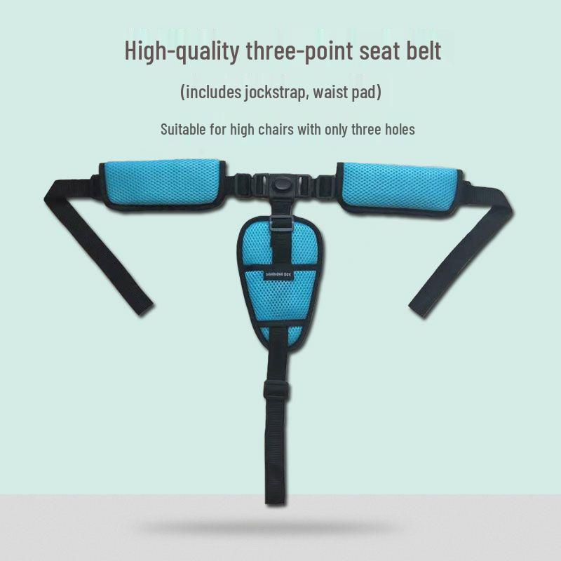 Uniwersalne pięciopunktowe pasy bezpieczeństwa do krzesełek dziecięcych i wózków spacerowych