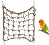Heizi Parakeet Athletic Toy Net Playground Budgie Climbing Medium Parakeet Exercise Stress Relief Sparrow Parrot X (60cm 60cm)