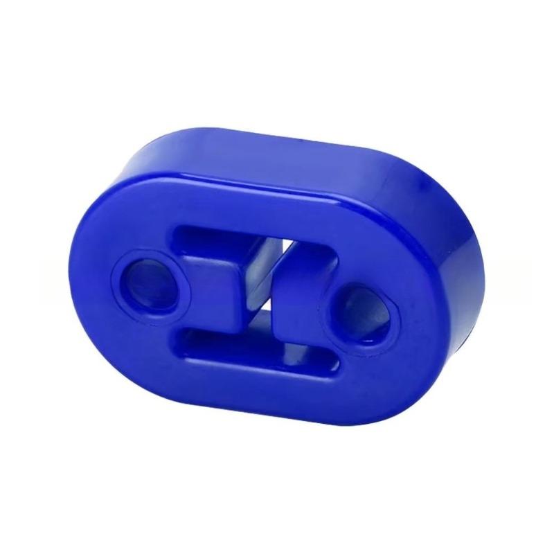 Universal Car Polyurethane Exhaust Tail Pipe Mount Bracket Hanger Insulator Grommet Bushing Rod Support 11mm 2 Holes Repair