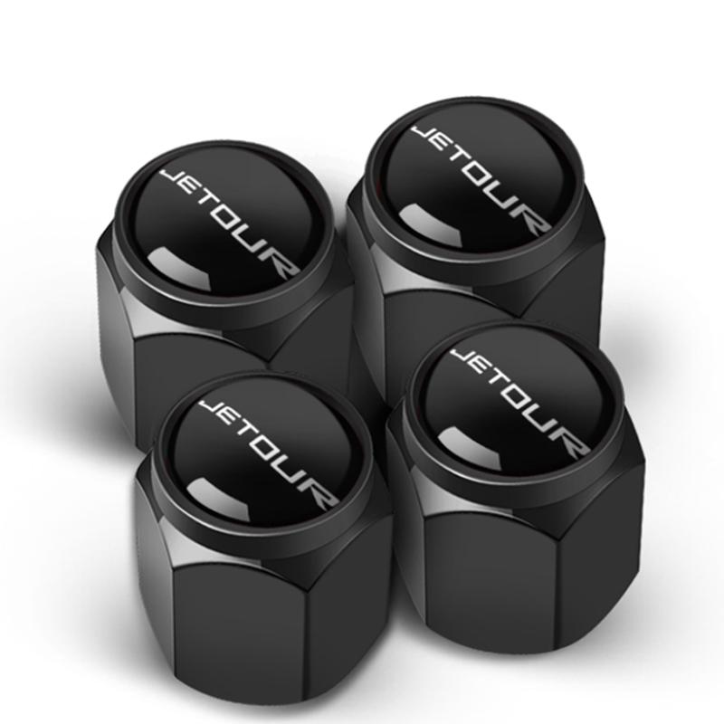 

For Chery Jetour X70 X90 Plus Dashing X70S X90S T2 Car Wheel Tire Air Valve Caps Stem Cover With Brand Auto Accessorier