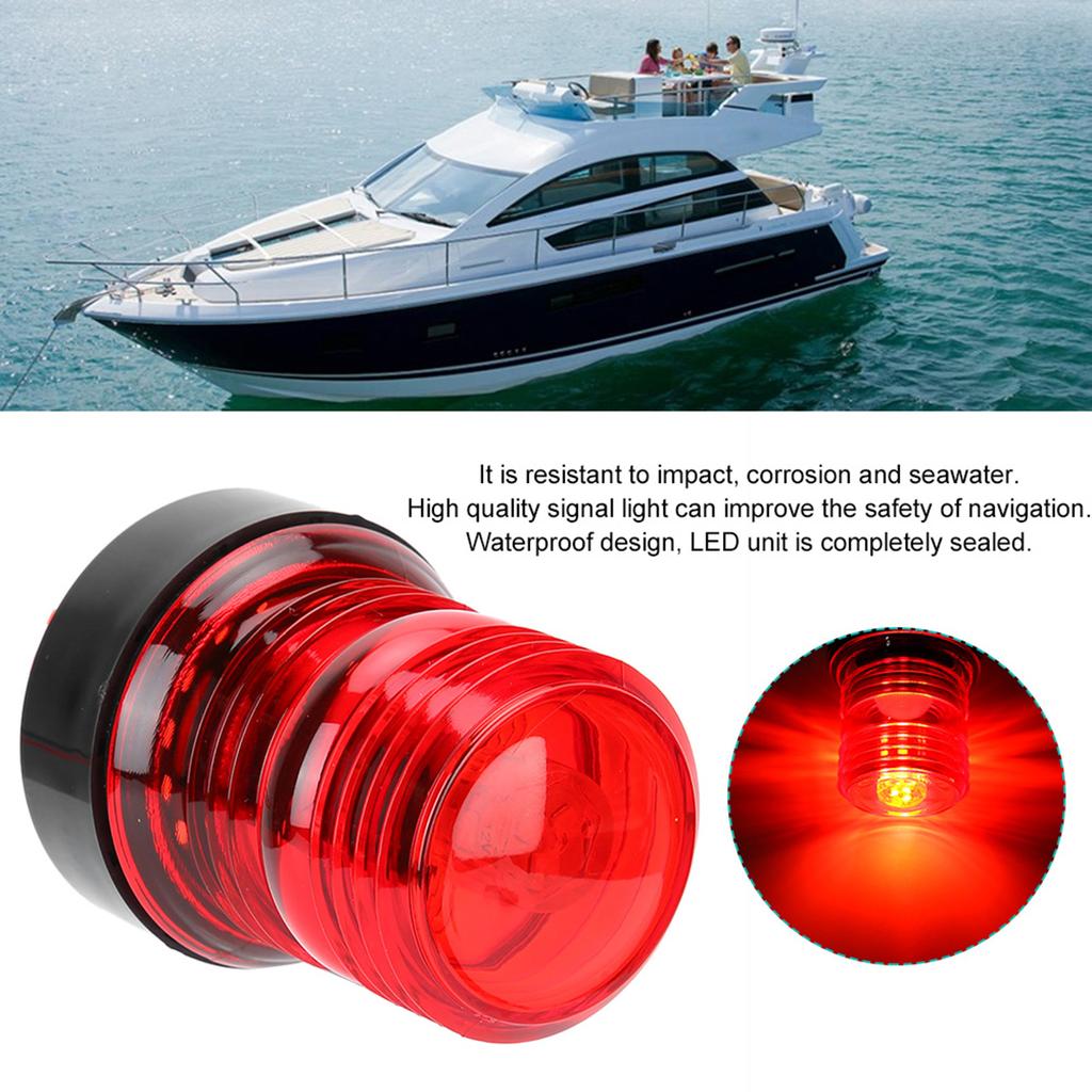 Signal Lamp All Round Anchor 360 degrees LED Waterproof Navigation Light for Marine Boat Yacht 12V