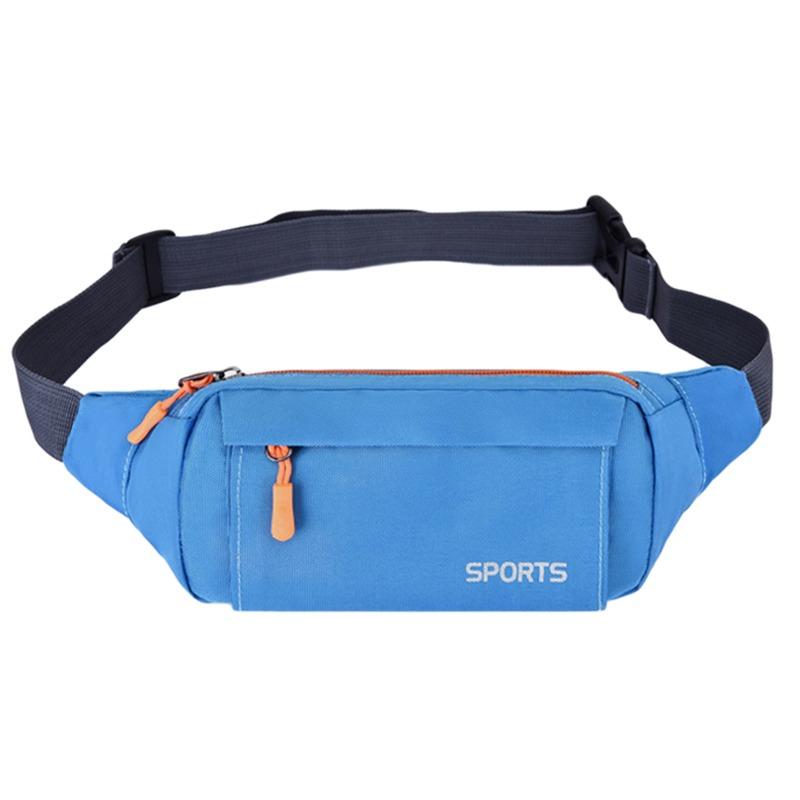 Pánský balíček na prsa Vodotěsná outdoorová sportovní taška Plátěná taška Korejská taška do pasu Fanny Pouch Crossbody Pánská banánová taška