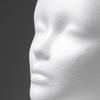 Foam Head for Wigs Female Mannequin Head Headset Wig Display Stand Hairpieces Hats Holder Lightweight Cap Stand for Home Salon Travel