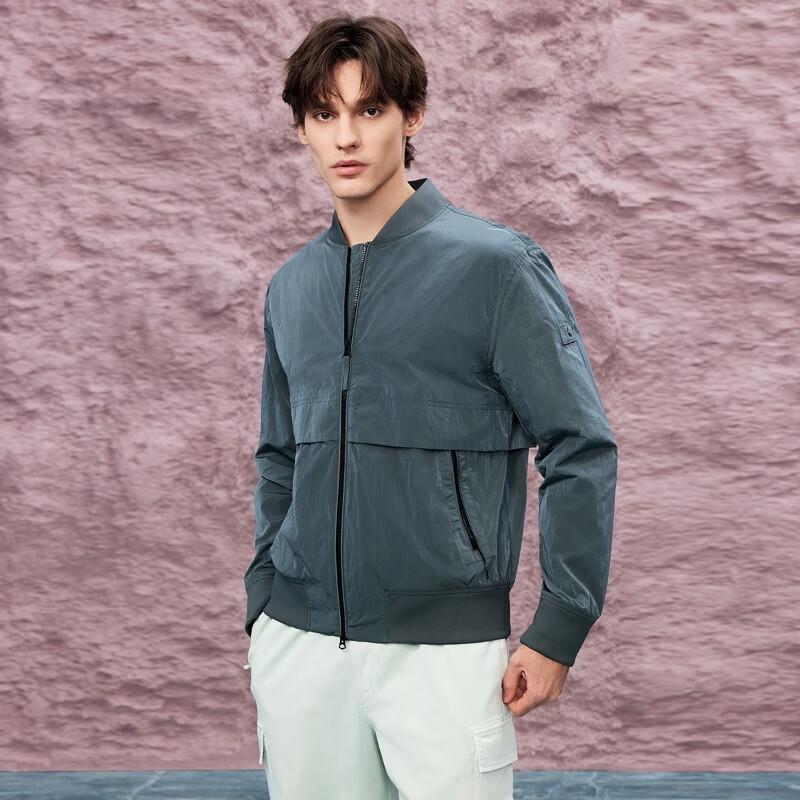 J.Lindeberg Men's Glossy Nylon Bomber Jacket