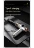 Wireless Handheld Car Vacuum Cleaner with Digital Display and LED Light - All-in-One Rechargeable Blower and Duster.