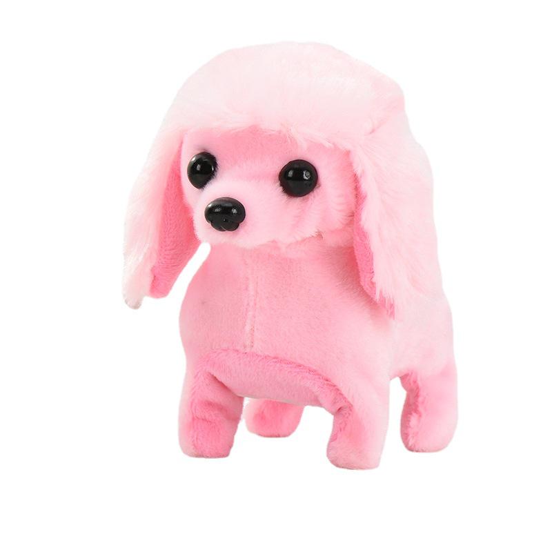 Interactive Walking Barking Plush Puppy Toy for Early Education