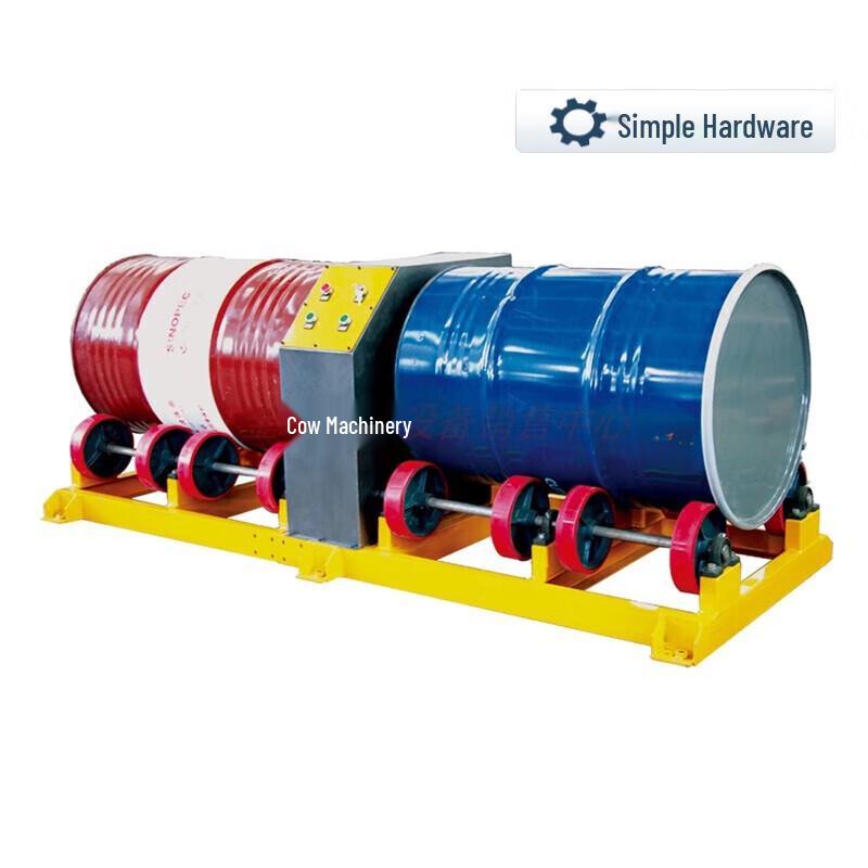 Mobile Dual Drum Mixer & Rotator Cart CN plug (adapter included)