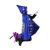 Children Halloween Wizard Blue Cape Costume Cosplay Party Prop Role Play Clothes