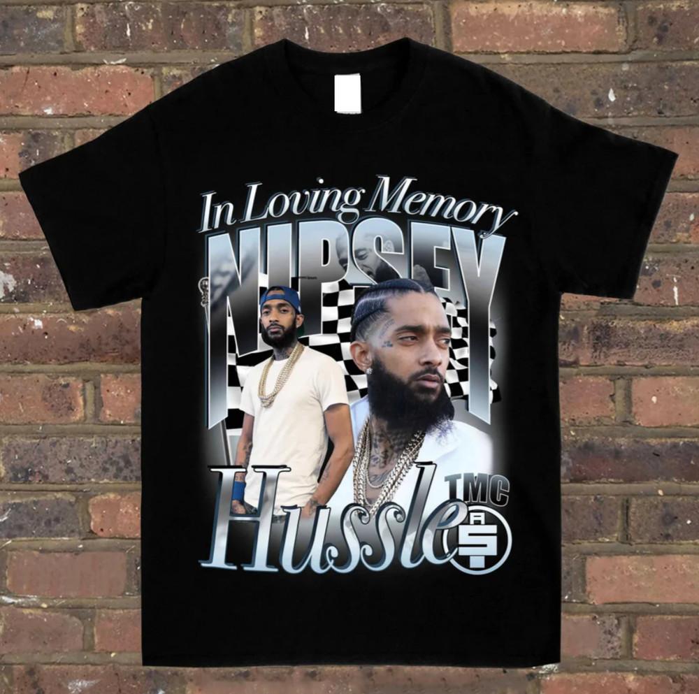 Nipsey Hussle Shirt Live Gift For Fans Black All Size T-Shirt Unisex T-Shirt S