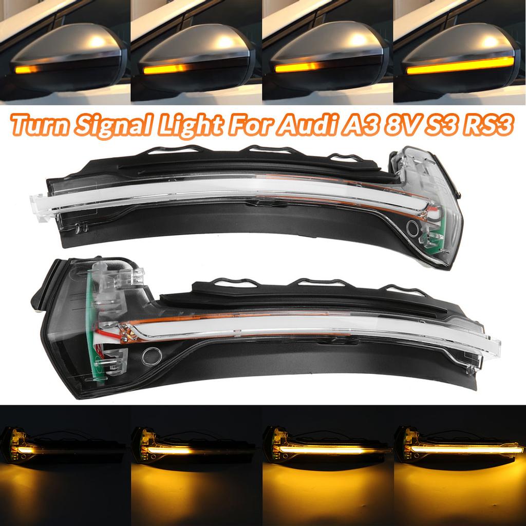 2x LED Turn Signal Light Side Mirror Indicator fit for AUDI A3 S3 RS3 8V 2x LED Turn Signal Light Side Mirror Indicator fit for AUDI A3 S3 RS3 8V