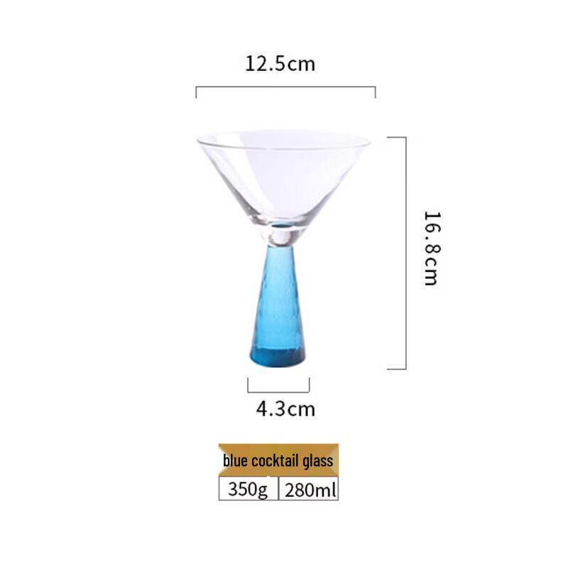 Shangqi Blått Champangeglas