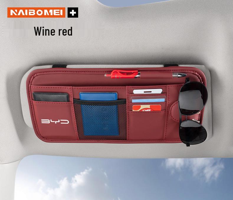 BMW Auto Sonnenbrillenclips & Sonnenblenden-Aufbewahrungstaschen für 1er, 3er, 5er, 6er, 7er Serie, X1, X3, X4, X5, X6