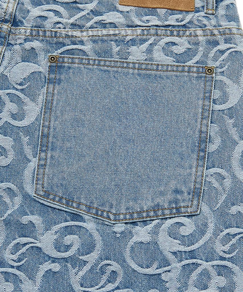WKNDRS Art Nouveau Denim Shorts (L.Denim)