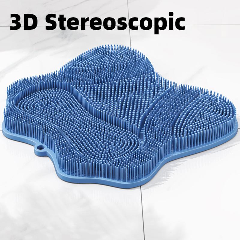 Rub Bath Artefakt Silikon Fauler Rücken Rub Badbürste Rückenmassage Bad Rub Fußpolster