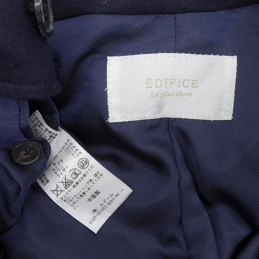 EDIFICE Canonico Down Chester Coat, Men's, Size 48 coat 48 NavyUsed