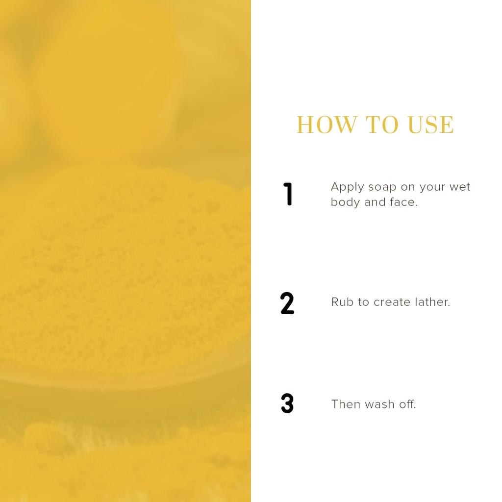 Khadi Natural Chandan Haldi Handmade Soap Nourishing Herbal Bath Bar Gentle Cleansing For All Skin Types Pack Of 2 X 125 g