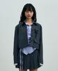 Arikim Mild Crop Blazer / Charcoal