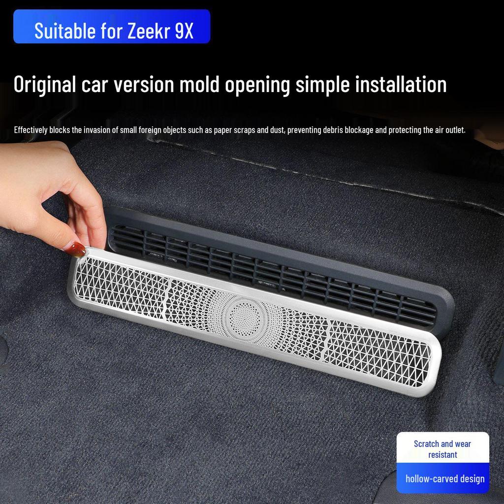 Zeekr 9X Seat Air Vent Anti-Clog & Anti-Dust Cover - Decorative Accessory