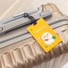 Cartoon Travel Luggage Tags Baggage Suitcase Name Address Label Holder Silica