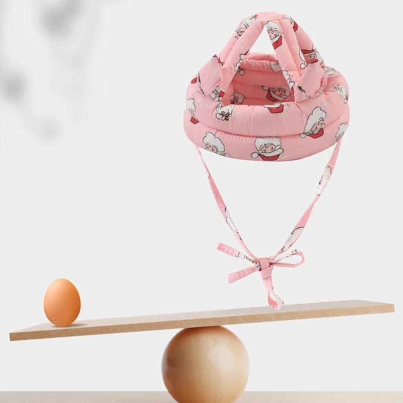Cute Baby Safety Cap Toddler Walking Safety Hat Baby Anti-Impact Helmet Cotton Cap Protects Babies from Accidental Fall