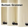 Outdoor Curtains 1Panel Blackout Windproof Eyelets Top and Bottom Grommets Patio Waterproof Garden Thermal Curtains Drapes