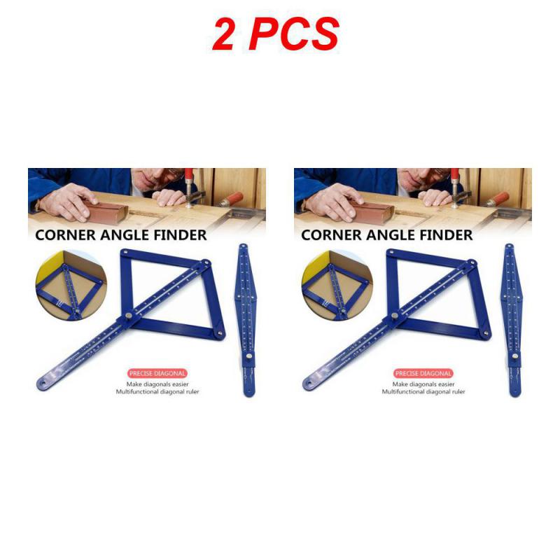 Multifunktionales Geodreieck Winkelmesser Werkzeug Winkelmesser Lineal Holzbearbeitung Modell Handwerk Winkelquadrat Werkzeug