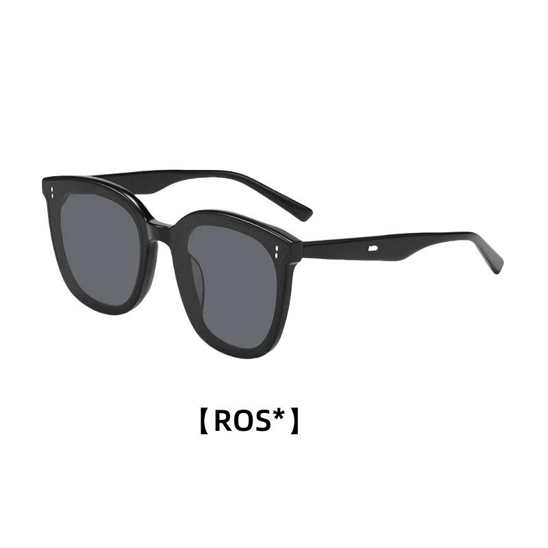 GM Nylon lens sunglasses with cat-eye square frame, popular online, unisex, UV protection UV400Big face looks slimmer in the sun