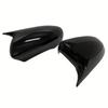 Carbon Look/Glossy Black Car Side Wing Cap Mirror Cover For Nissan Qashqai J10 2007-2014 Rearview Mirror Case Add-on accessories