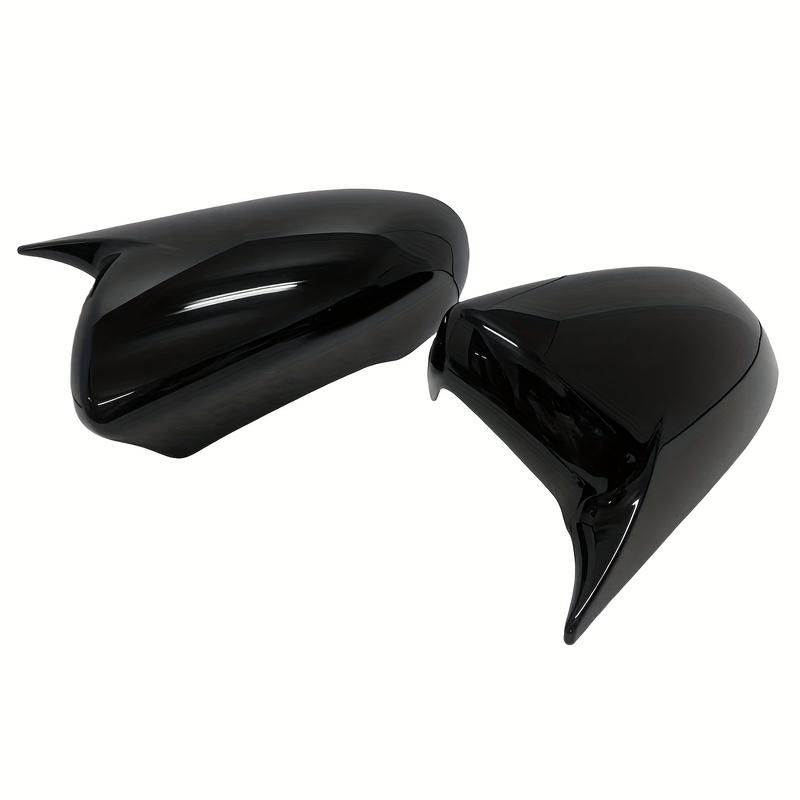 Carbon Look/Glossy Black Car Side Wing Cap Mirror Cover For Nissan Qashqai J10 2007-2014 Rearview Mirror Case Add-on accessories